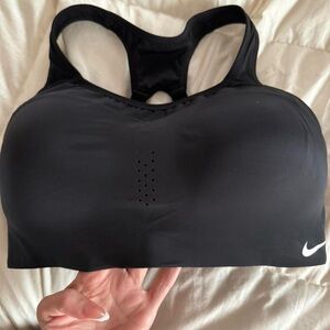 Nike Black Racerback Sports Bra